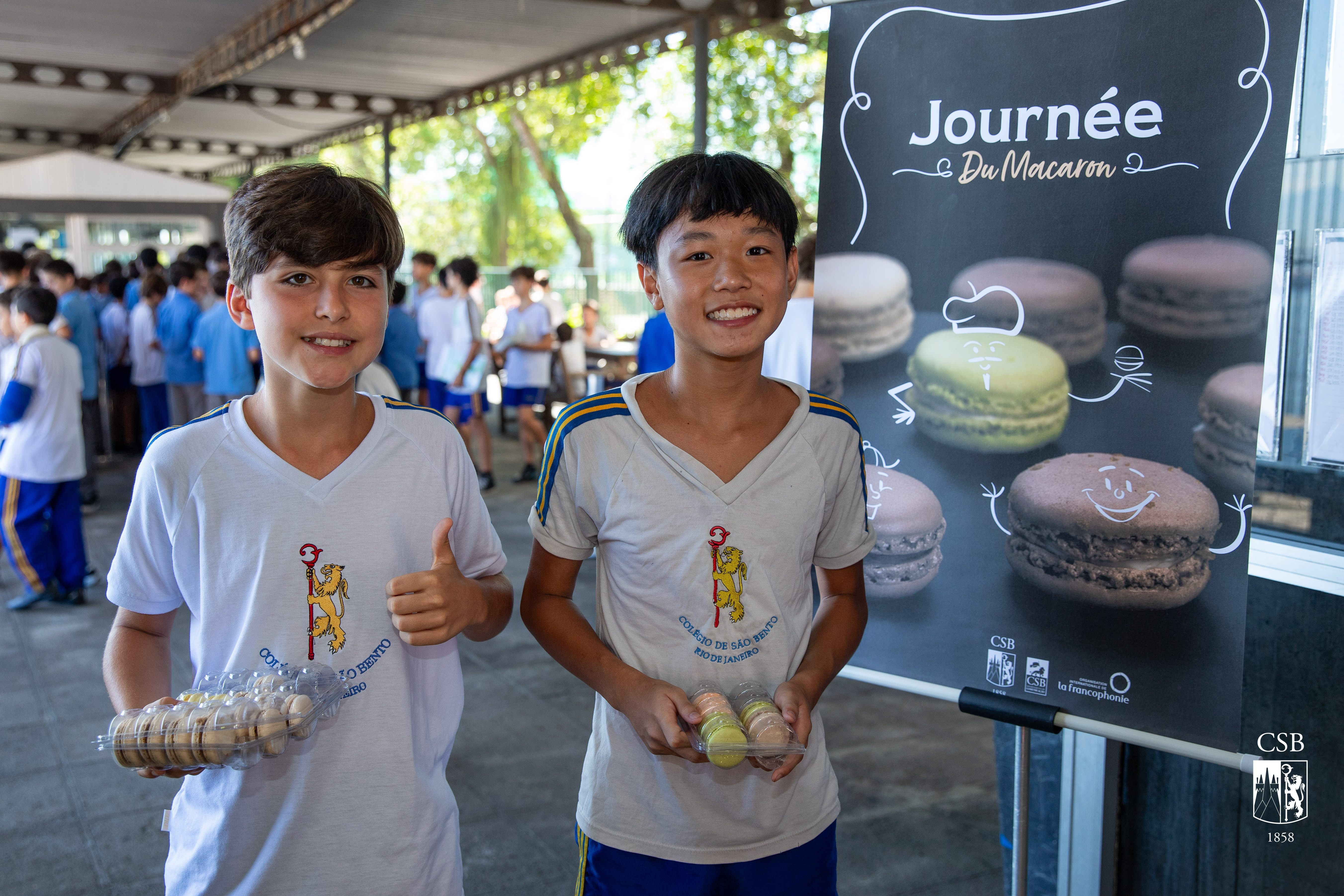 Journée du Macaron é realizada no CSB