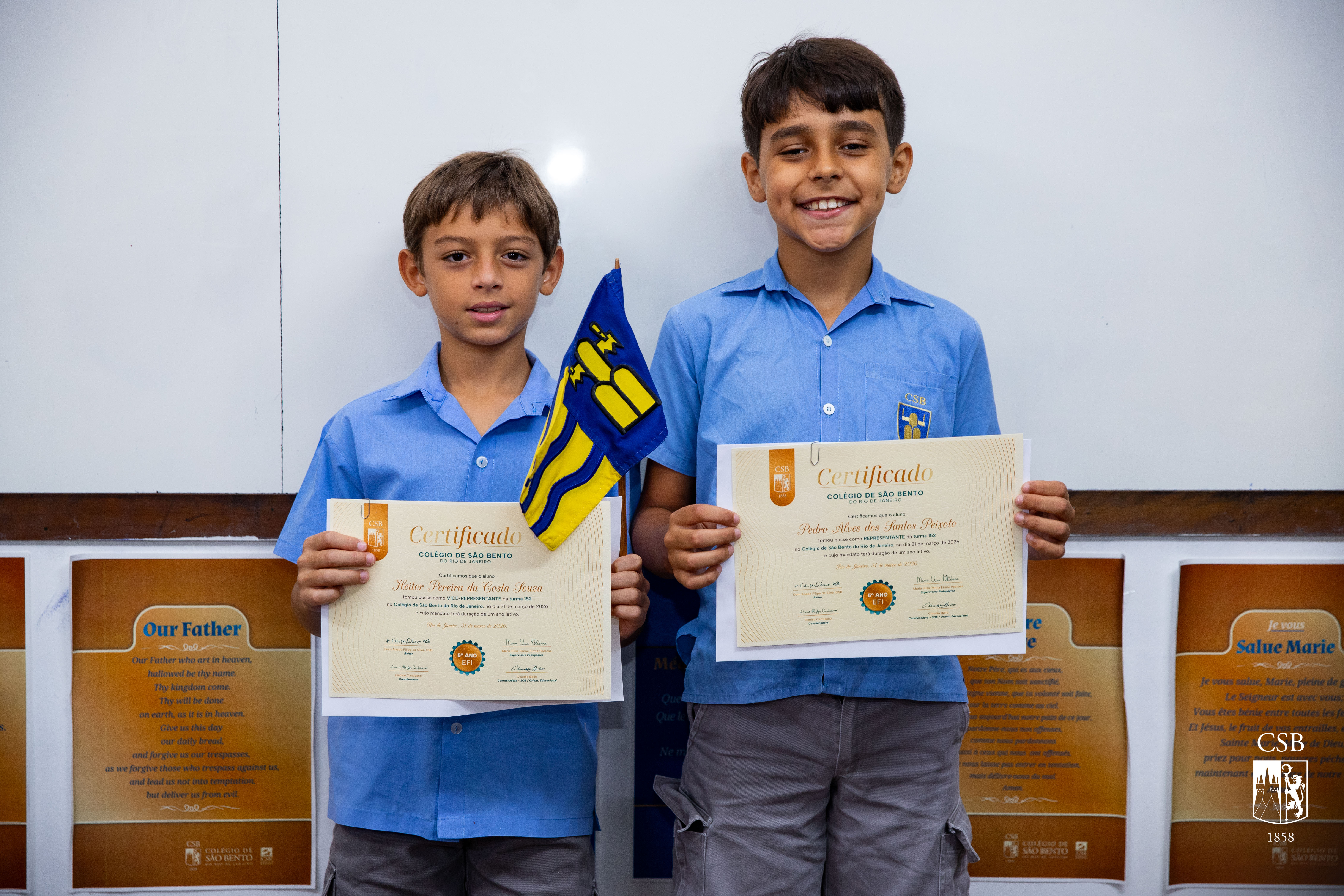 Posse dos Representantes de Turma do 5º ano EF