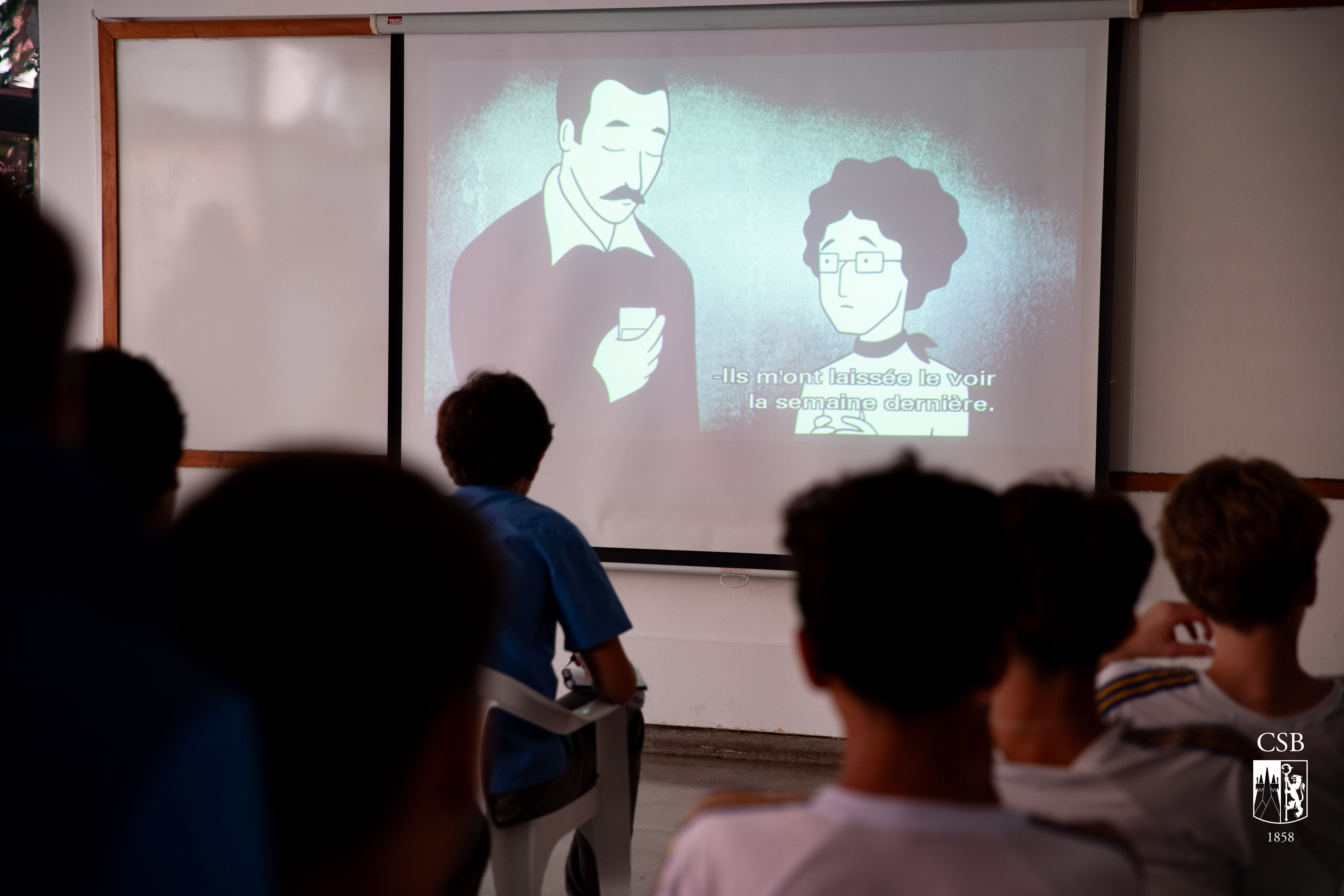 9º ano EF participam da Journée du Cinéma
