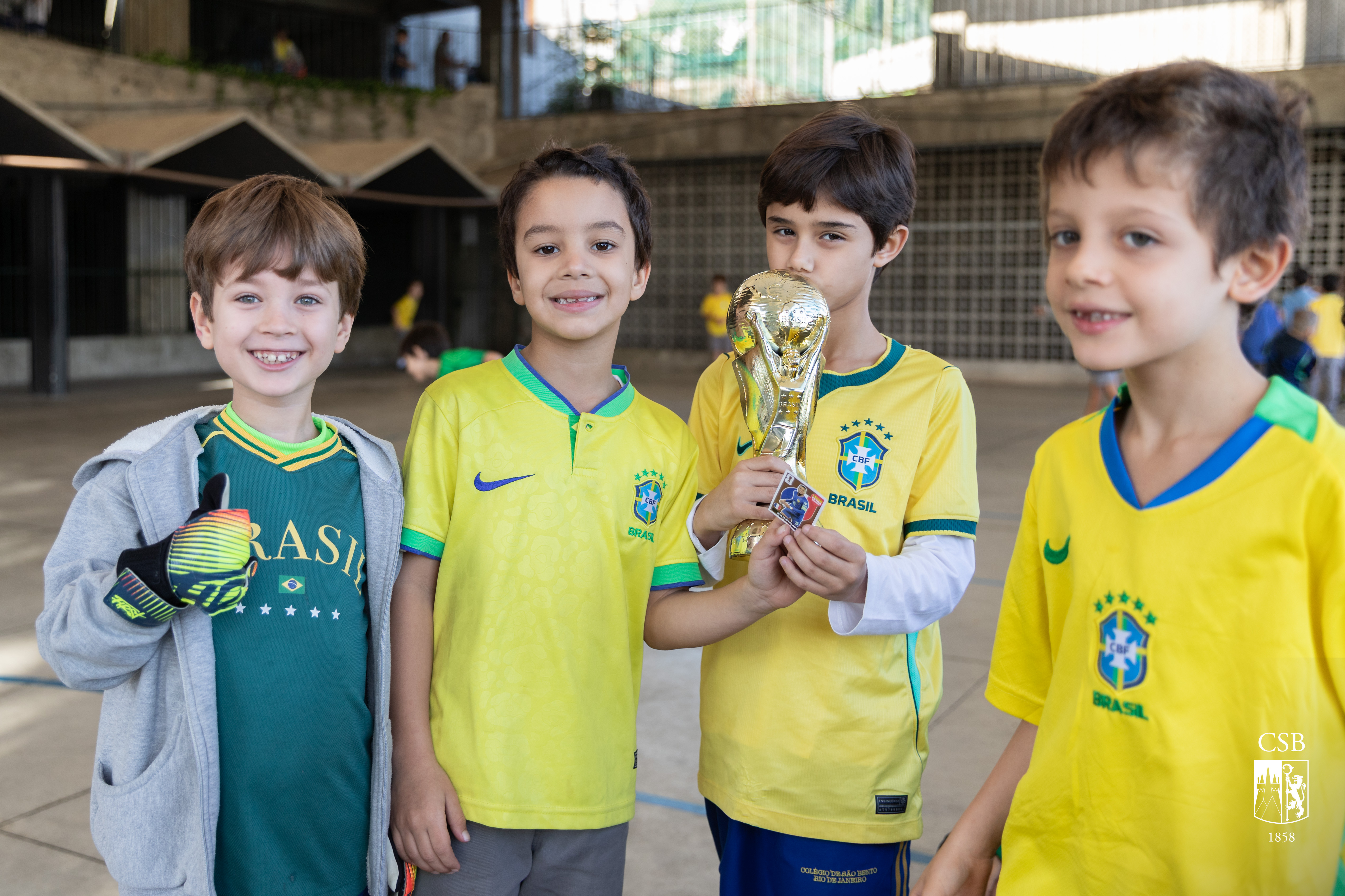 Beneditinos em clima de Copa do Mundo
